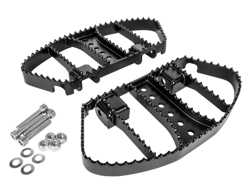 MX STYLE PASSENGER BOARDS BLACK FLT