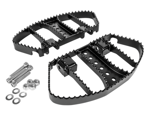 MX STYLE PASSENGER BOARDS BLACK FLT