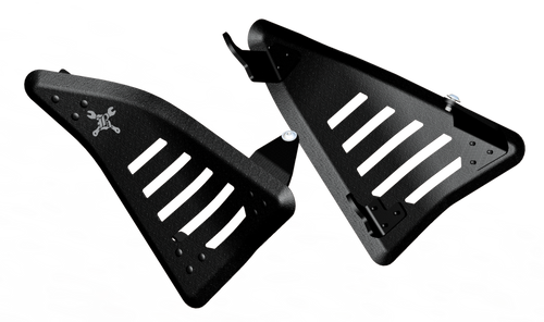 SLASH CUT SIDE CVR SET BLACK