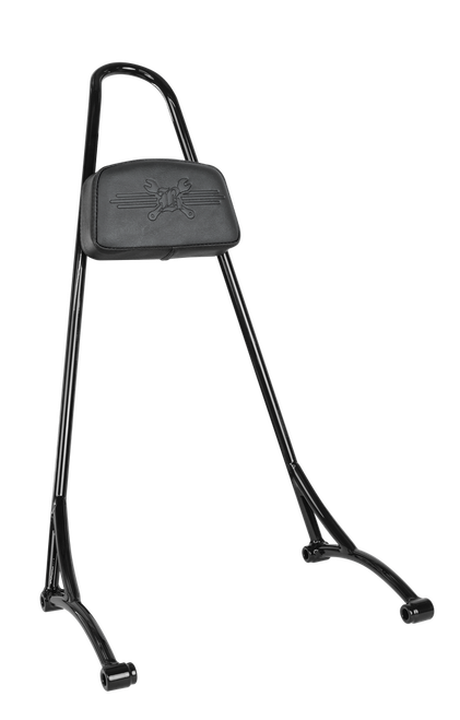TALL SISSY BAR W/ PAD BLACK