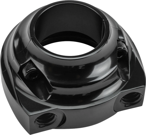 THROTTLE HOUSING DUAL CABLE THREAD IN, BLACK