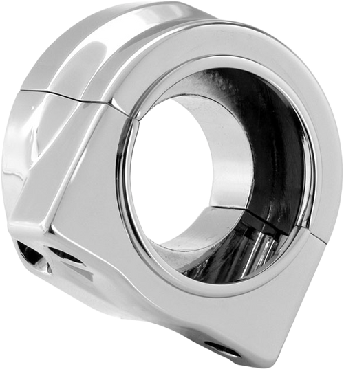 THROTTLE HOUSING DUAL CABLE THREAD IN, CHROME
