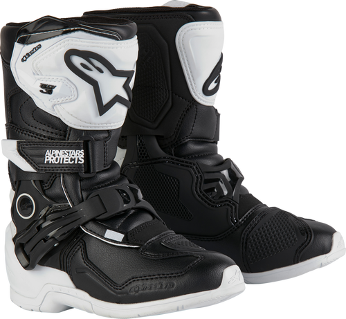 TECH 3S KIDS BOOTS WHITE/BLACK SZ 13