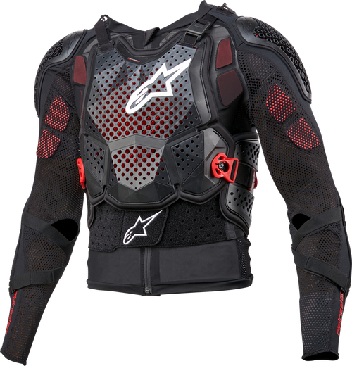 BIONIC TECH V3 PROTECTION JACKET BLK/WHT/RED 2X