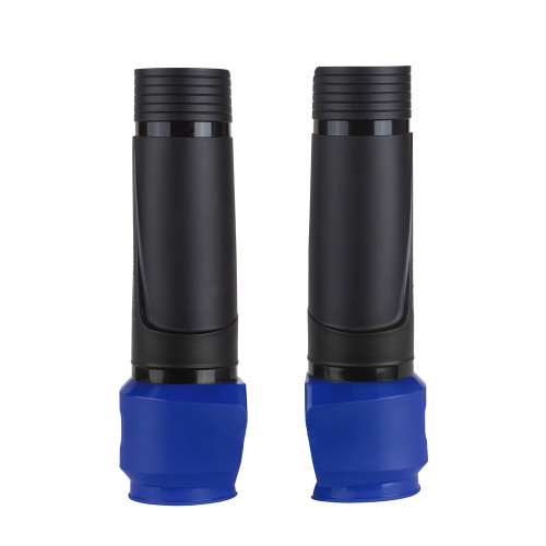 UPPER FORK W/CLAMP PROTECTOR BLACK/BLUE