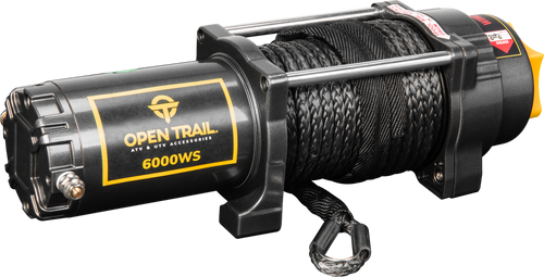 6000LB WIDE WINCH SYNTHETIC ROPE