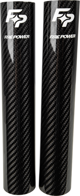 CARBON FIBER FORK SHIELD LOWER 52 MM X 260 MM