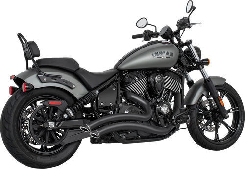 SHARP CURVE RADIUS 2.5" INDIAN CHIEF BK/BK