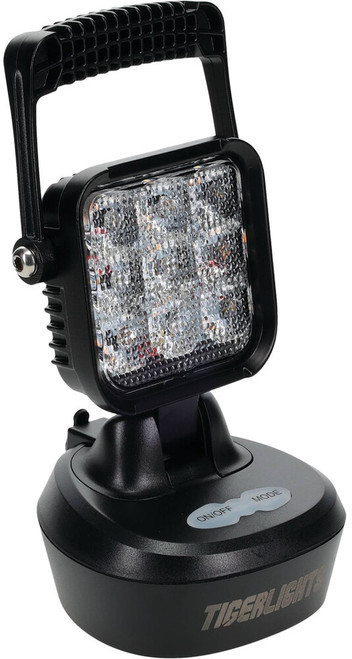 MAGNETIC LED WORK LIGHT FLASHING AMBER RECHARGEABLE