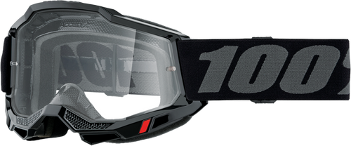 ACCURI 2 GOGGLE BLACK CLEAR LENS