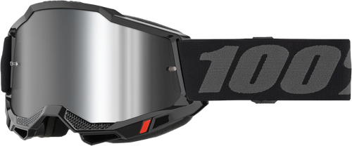 ACCURI 2 GOGGLE BLACK MIRROR SILVER LENS