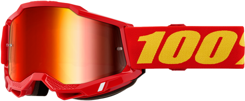 ACCURI 2 GOGGLE RED MIRROR RED LENS