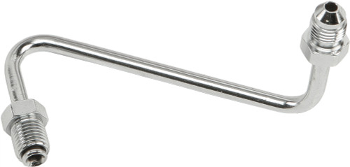 Jic To -3 Tube Adapter S-bend Chrome 3/8"