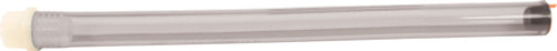 FILLER HOSE PUSH-IN PLUG CLEAR 12"