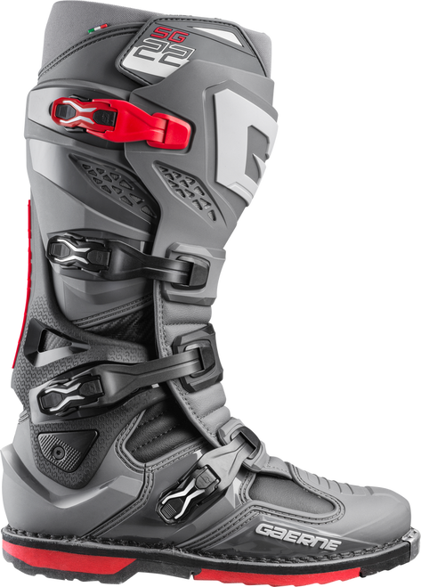 SG22 BOOTS ANTHRACITE/BLACK/RED SZ 07