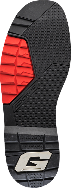 SG22 BOOT SOLE PAIR BLACK/RED SZ 09
