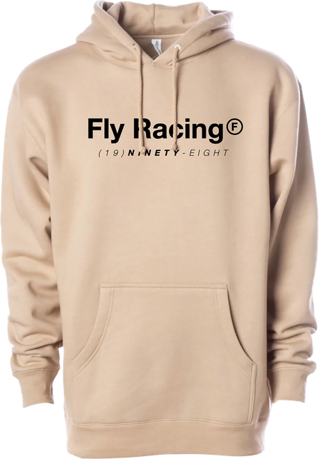 FLY TRADEMARK HOODIE SANDSTONE LG