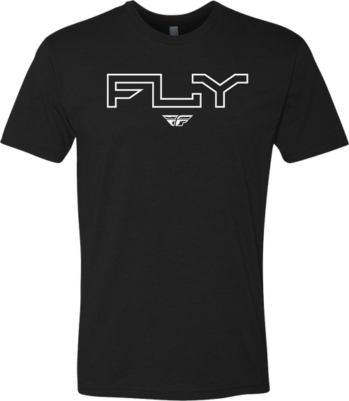 FLY EDGE TEE BLACK 2X