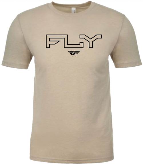 FLY EDGE TEE CREAM LG