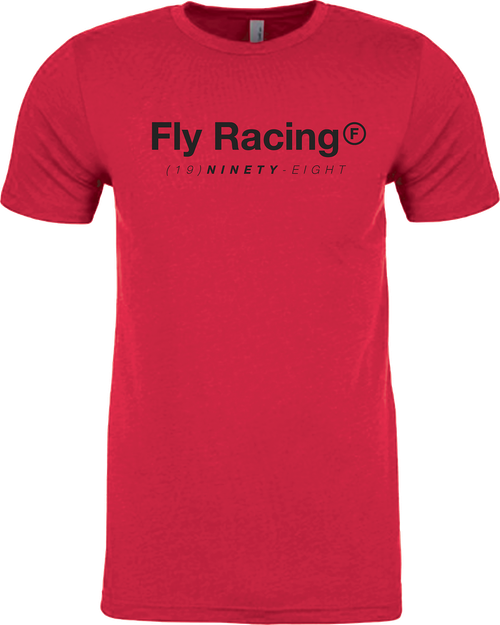 FLY TRADEMARK TEE RED LG