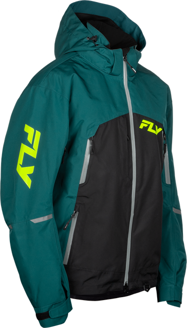 INCLINE JACKET TEAL/BLACK 3X