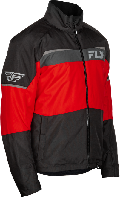 AURORA JACKET RED/BLACK LG
