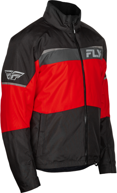 AURORA JACKET RED/BLACK SM