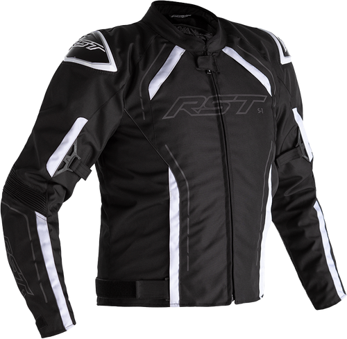 S1 CE JACKET BLACK/BLACK/WHITE TEXTILE SM