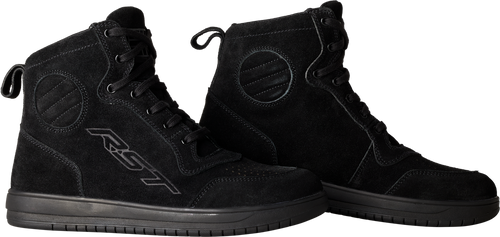 HITOP MOTO SNEAKER CE BOOT BLACK SUEDE  SZ 9