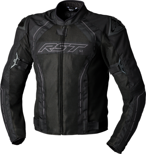 S1 MESH CE JACKET BLACK/BLACK  TEXTILE XL