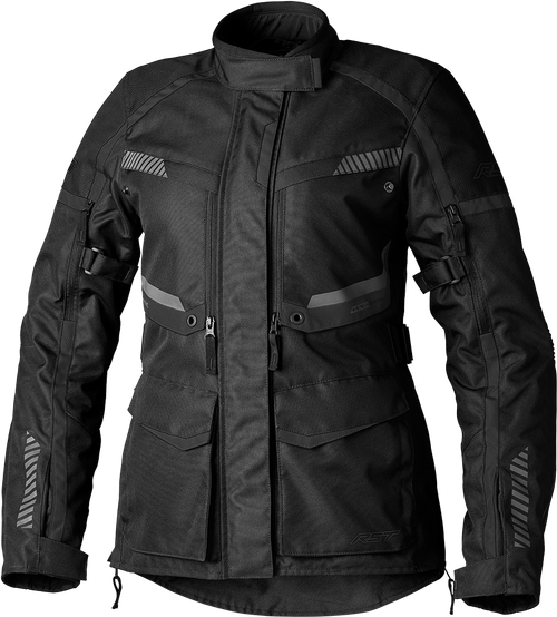 LADIES MAVERICK EVO CE JACKET BLACK/BLACK TEXTILE MD