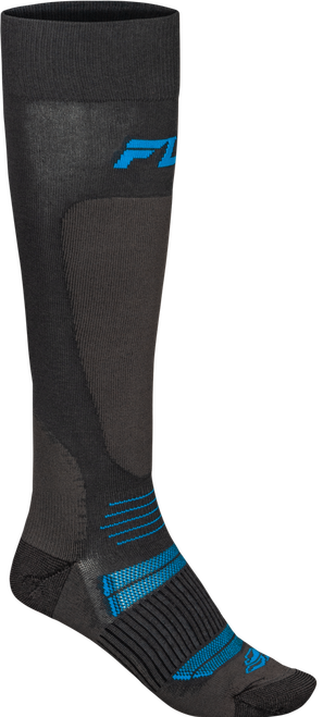 SNOW MIDWEIGHT WOOL SOCK GREY/BLUE LG/XL