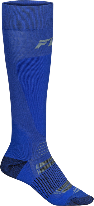 SNOW MIDWEIGHT WOOL SOCK BLUE LG/XL