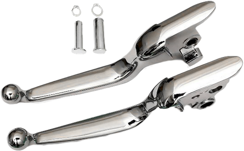 Smooth Lever Set Chrome Softail 18-23