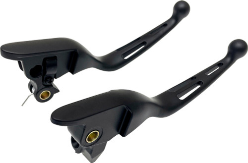 3 SLOT LEVER SET BLACK FLT 21-25 CBL CLUTCH