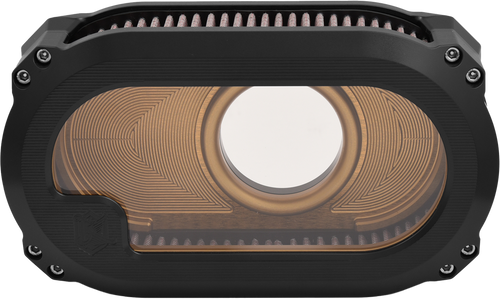 NL TC AIR CLEANER W/GLASS BLACK W/GOLD
