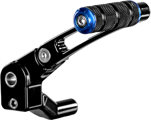 JUST THE TIP ADJ BRK ARM BLK W/TOE PEG BLUE