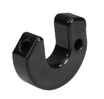 RIGG SADDLEBAG PLATE 20MM CATCH BLACK
