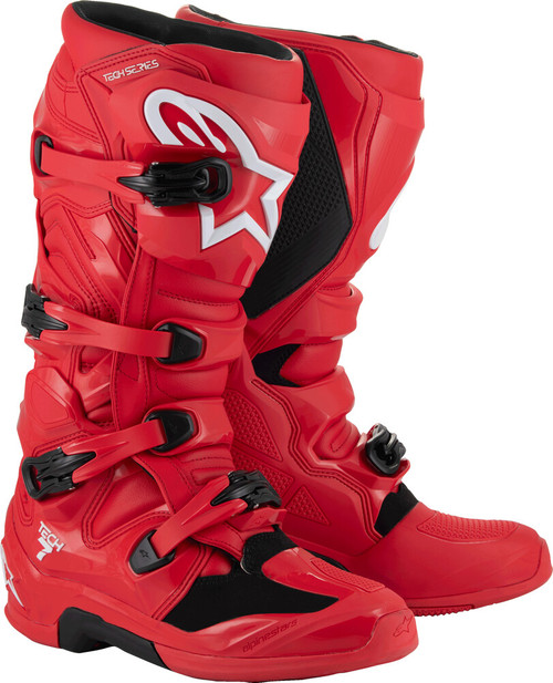 TECH 7 BOOTS BRIGHT RED 8