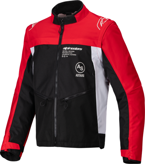PRO-DURA JACKET BLACK/BRIGHT RED/WHITE MD