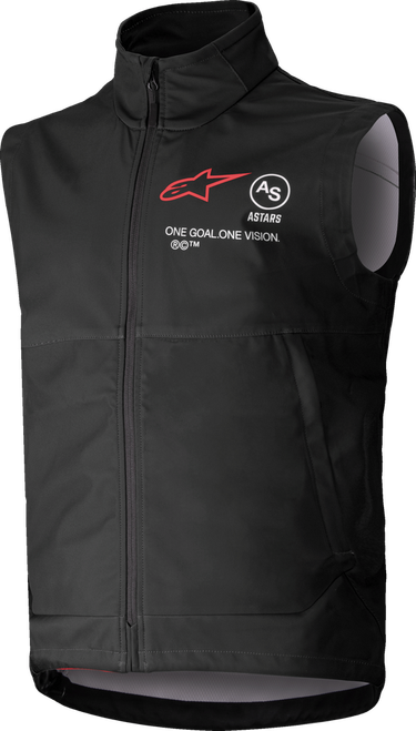 YOUTH TECHSTAR SOFTSHELL VEST BLACK SM