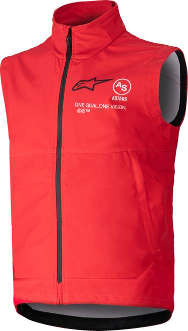 YOUTH TECHSTAR SOFTSHELL VEST BRIGHT RED SM
