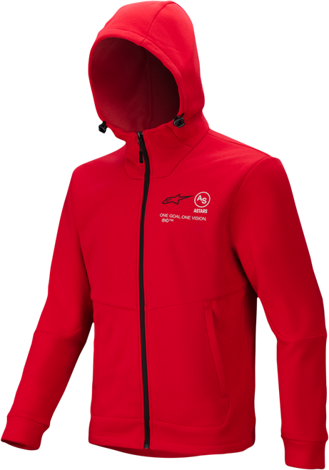 RACER MX FLEECE BRIGHT RED MD