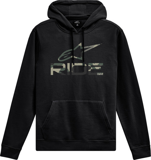 RIDE CAMO HOODIE V3 BLACK LG