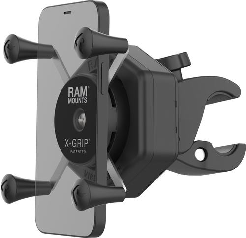 X-GRIP VIBE-SAFE PHONE MOUNT WITH SMALL TOUGH-CLAW