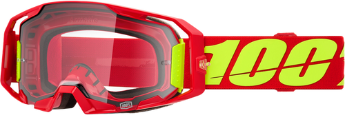 ARMATIC GOGGLE RED CLEAR LENS
