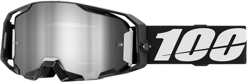 ARMATIC GOGGLE BLACK MIRROR SILVER FLASH LENS