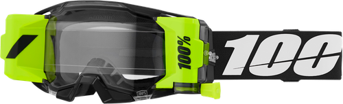 ARMATIC FORCAST GOGGLE BLACK CLEAR LENS