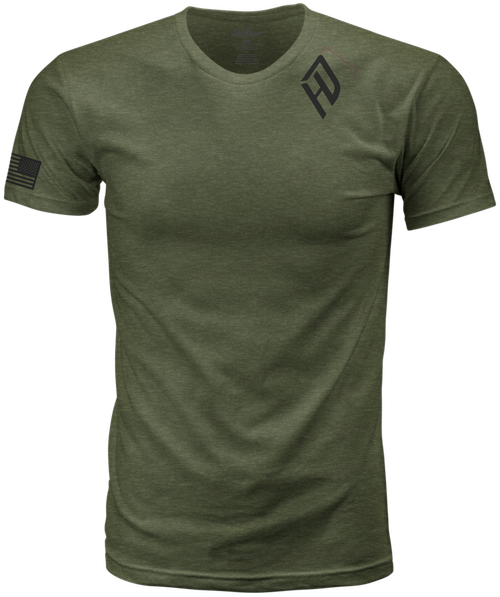 HARDDRIVE EMBLEM TEE OLIVE GREEN/BLACK 3X