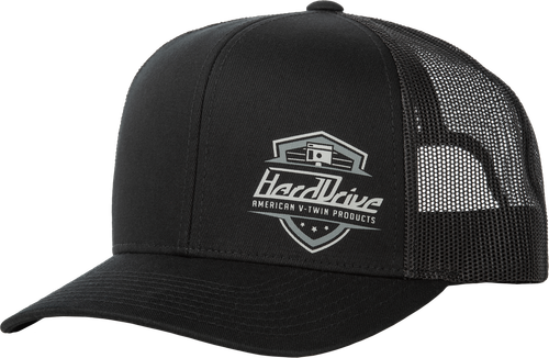 HARDDRIVE SHIELD HAT BLACK OS